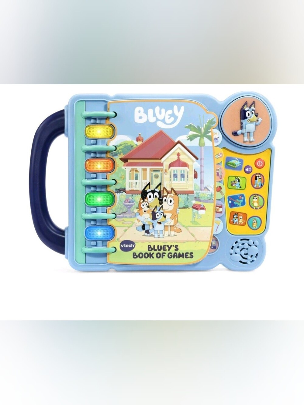 VTech Bluey Light-Up Activity Book – Blue